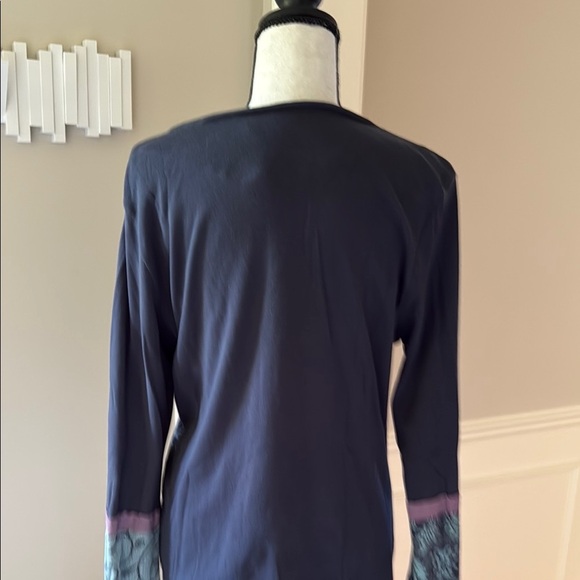 Cirque Du Soleil XXL Women's Artistic Patchwork Asymmetrical Artsy Cotton Top - Picture 5 of 8